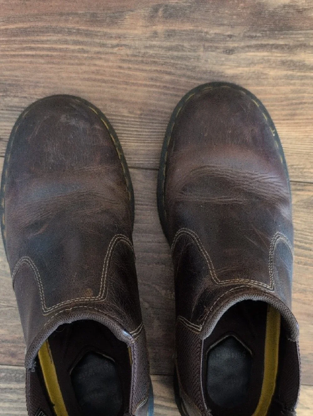 Dr Martens Penly Chukka Leather Slip-On Chelsea Low Work Boots 11 C719